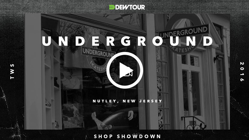 Underground shop showdown marquee