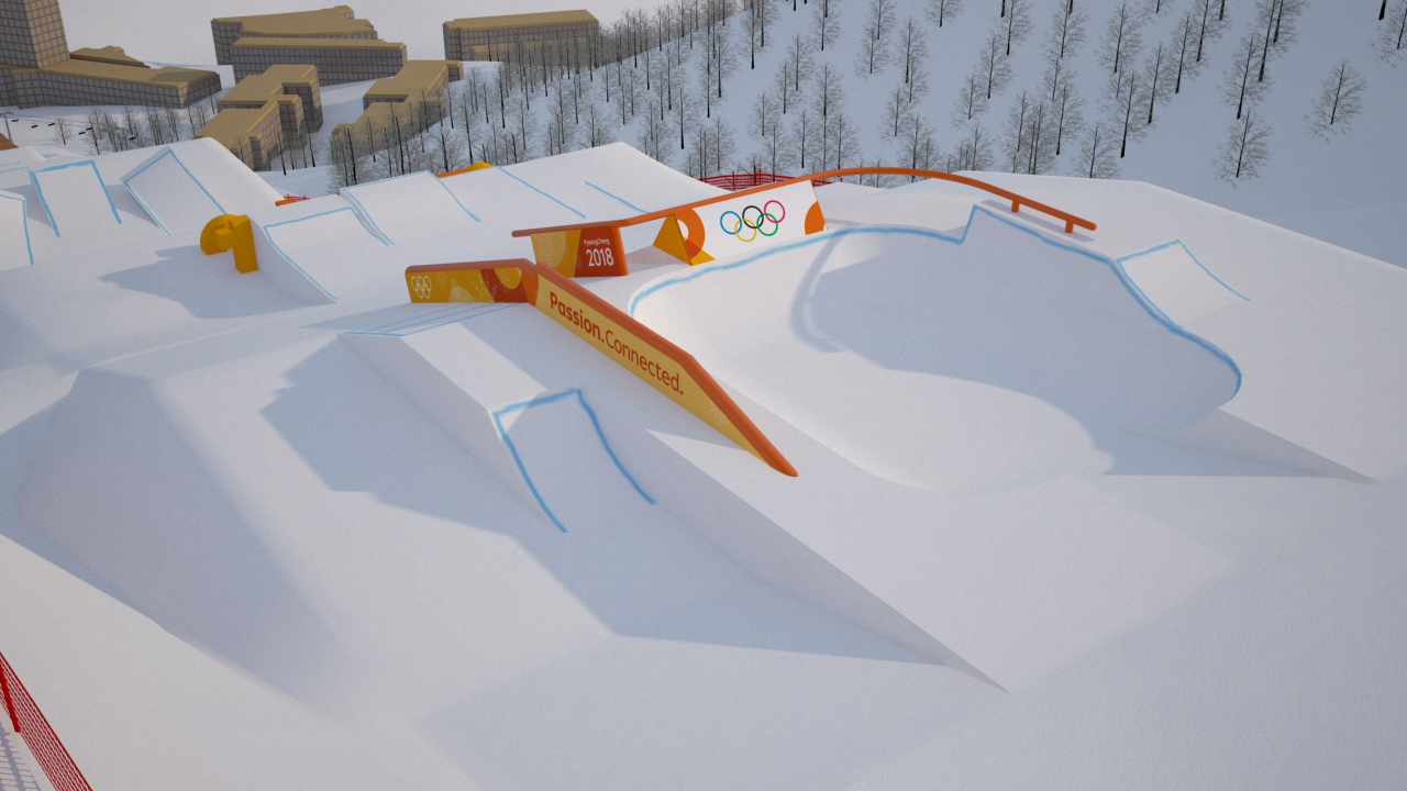PyeongChang 2018 Olympic Ski And Snowboard Slopestyle Course 11