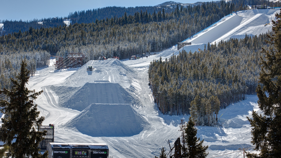 First Look at Dew Tour Course Breckenridge 2017