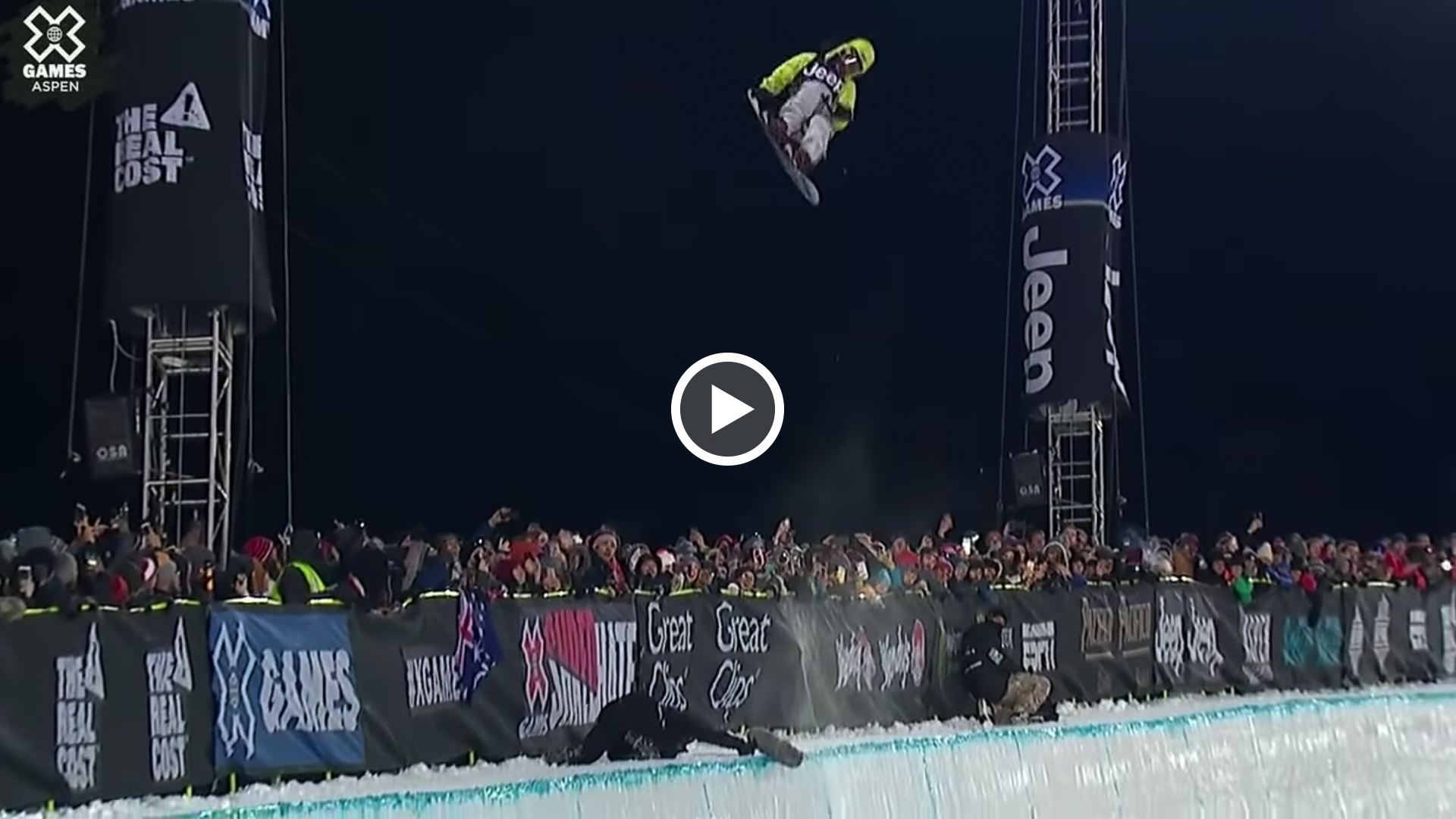 X games snowboard superpipe and slopestyle winning runs