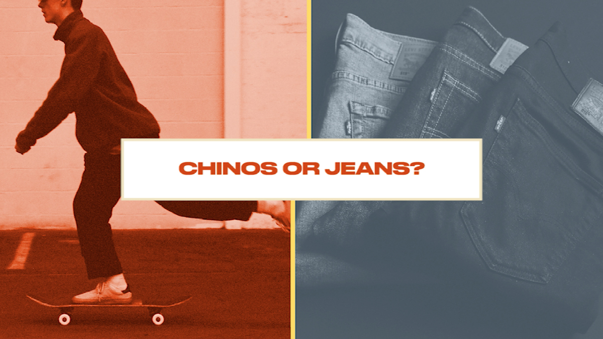 either or chinos jeans