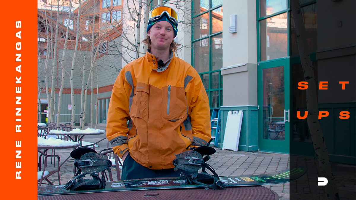 rene rinnekangas snowboard setups